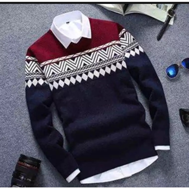Sweater rajut pria/wanita, colombus.sweater rajut tebal.