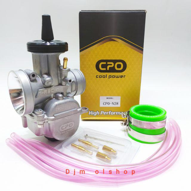 Karburator CPO N-Series Racing Airstrike PWK 24 - 26 - 28 - 30 Original-CPO-N 28MM SILVER