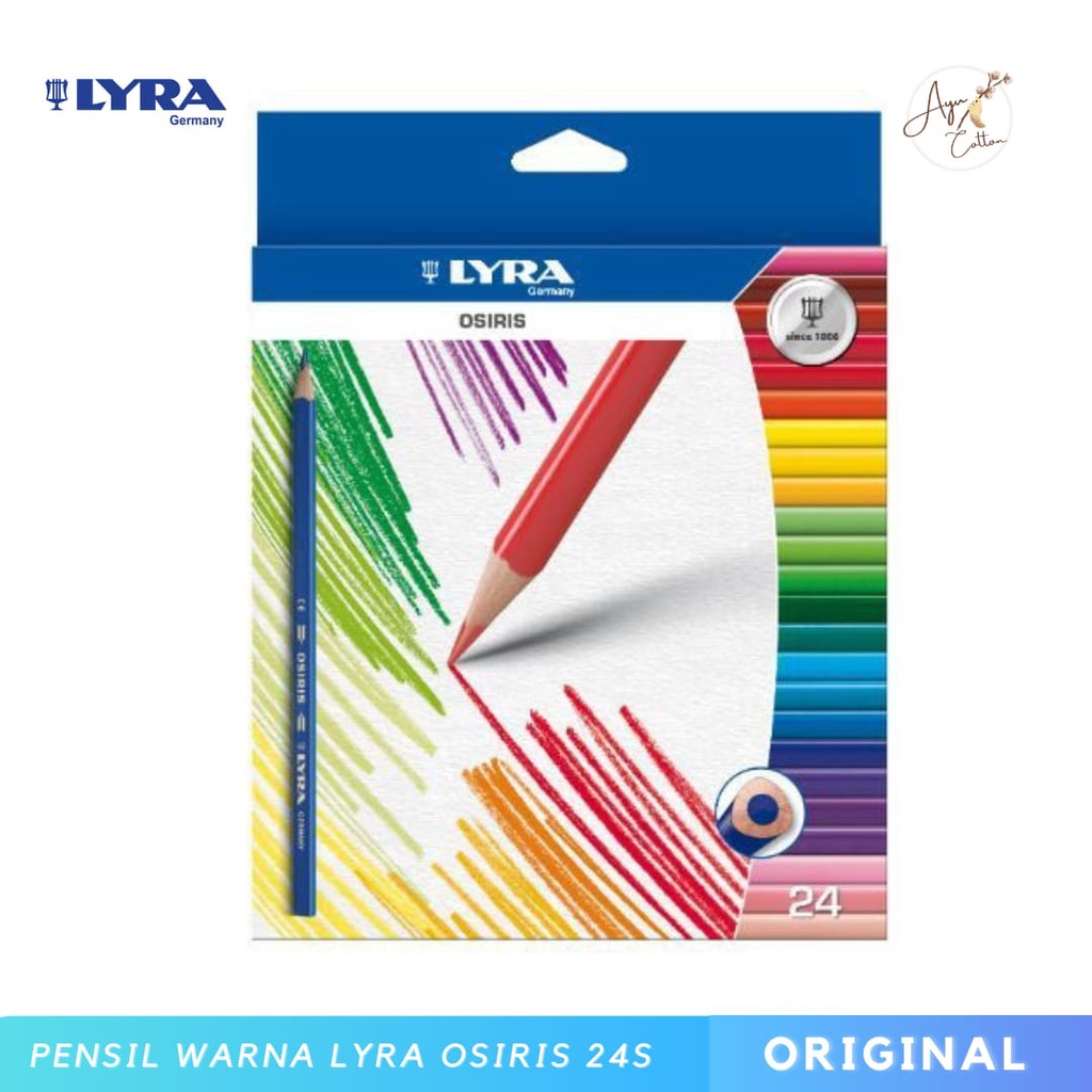 Lyra Pensil Warna Osiris water soluble larut dalam air 24 color original lyra germany