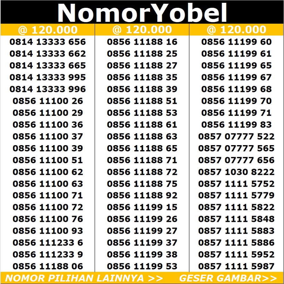 nomor nomor cantik indosat im3 mentari