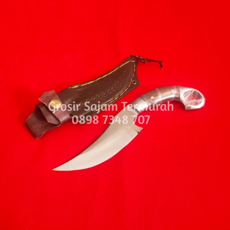 Pisau Seset Sisit Kulit Daging Pisau Dapur Baja Per