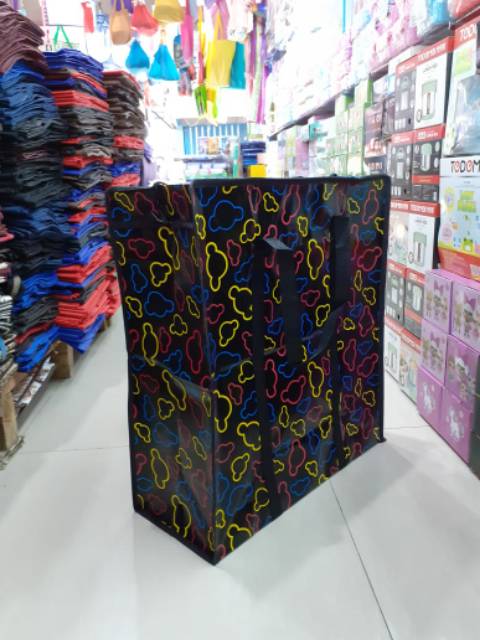 TAS KARUNG, TAS PASAR, TAS BELANJA , UKURAN 45X50X19. NO 3