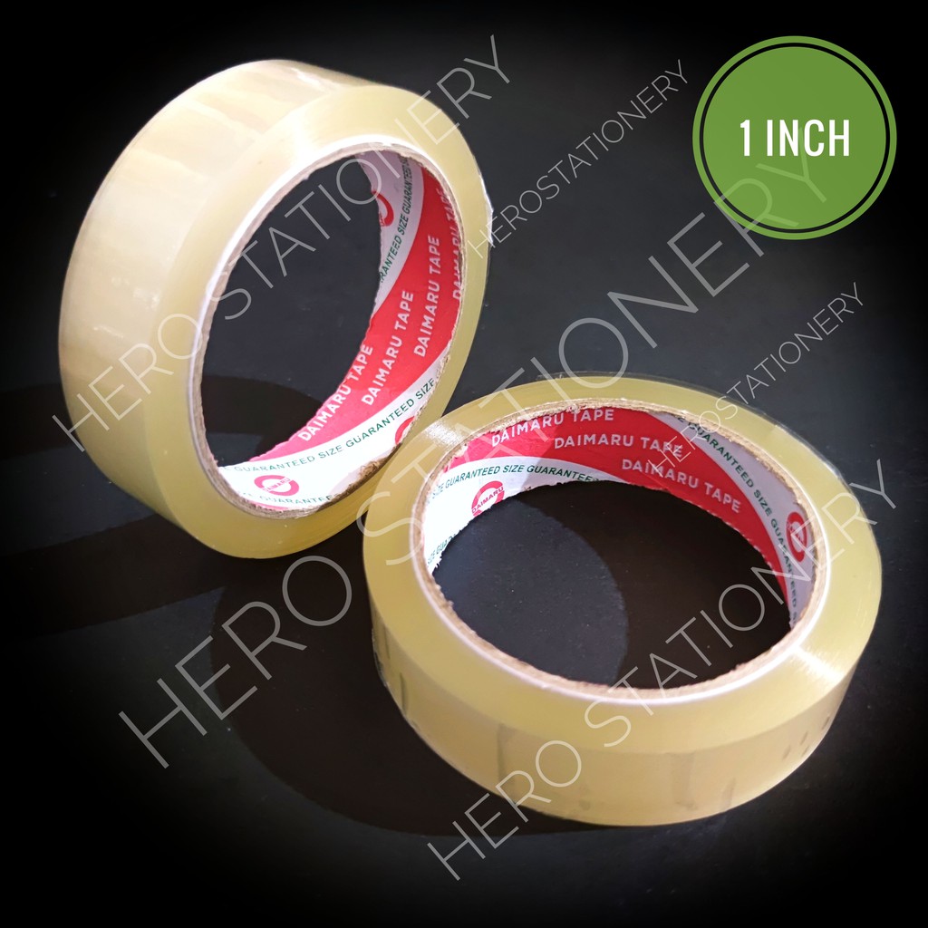 

Daimaru tape selotip solatip isolasi plester daimaru bening 1 inch
