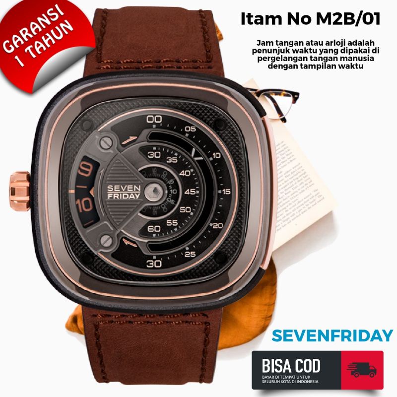 Jam Tangan Pria Merk SevenFriday Type M2B/01 Automatic
