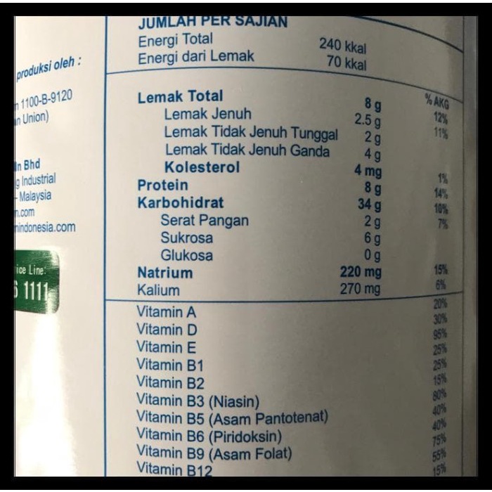 

PROMO APPETON 60+ / SUSU LANSIA - ORANG TUA (VANILLA) 900 GRAM APETON