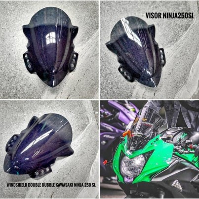 WINDSHIELD NINJA 250 MONO SL VISOR WINDSHIELD NINJA 250 MONO KACA
