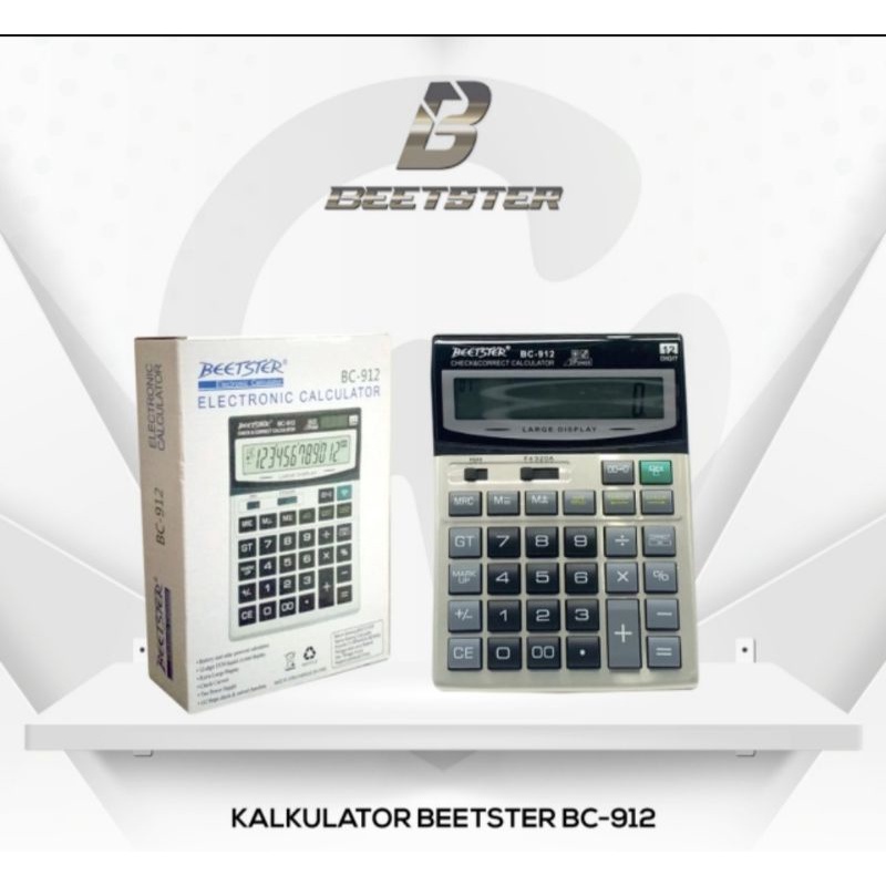 

Kalkulator bc 912 beetster 12 digit