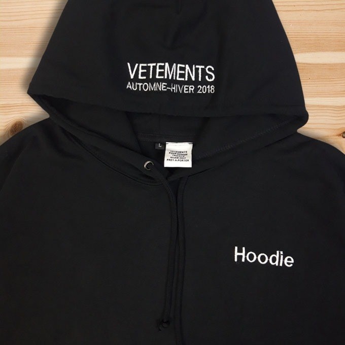 vetements automne hiver hoodie