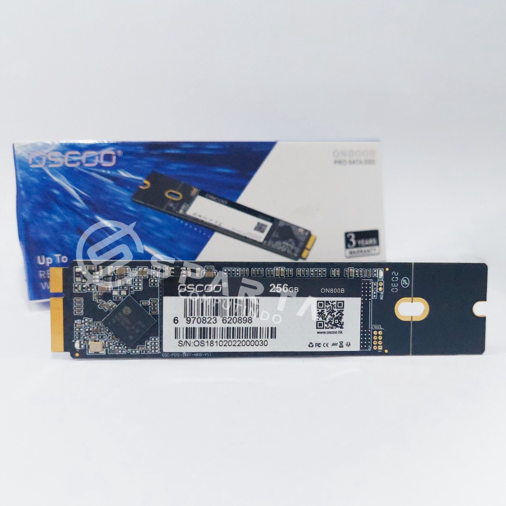 SSD OSCOO ON800B PCIE FOR APPLE (2008 AND 2009) 256 GB New Garansi Resmi