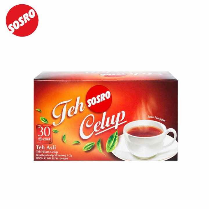 Sosro Teh Celup 2 gr x 30 pcs (1 bos isi 10 kotak)