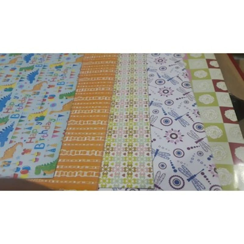 

Kertas Kado Pembungkus Motif Random