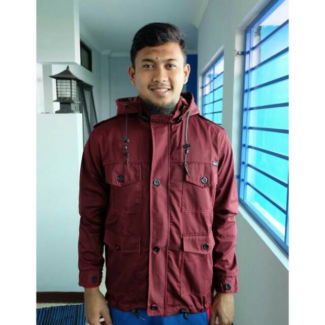 JAKET PARKA DRILL PRIA REFRESH BAHAN AMERICAN DRILL