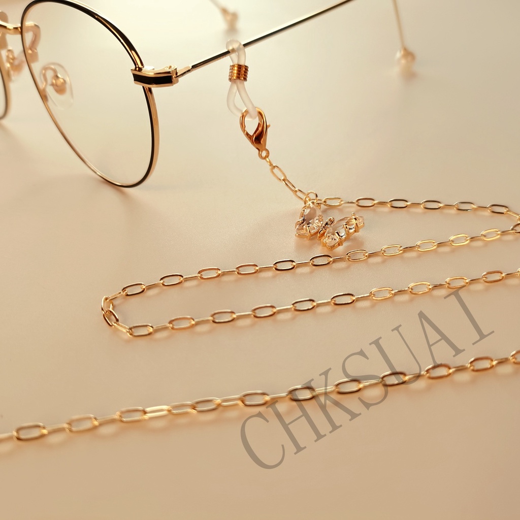 Mask Strap Glasses Hanging Mask Lanyard Chain Korean Style Gold Chain Necklace Mask Jewelry Strap Mask Fashion Accessories