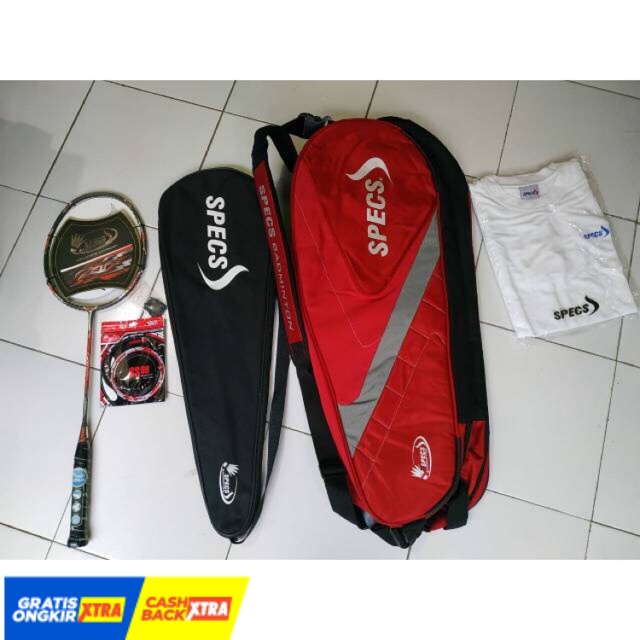 55% diskon raket badminton specs original raket bulu tangkis  murah original