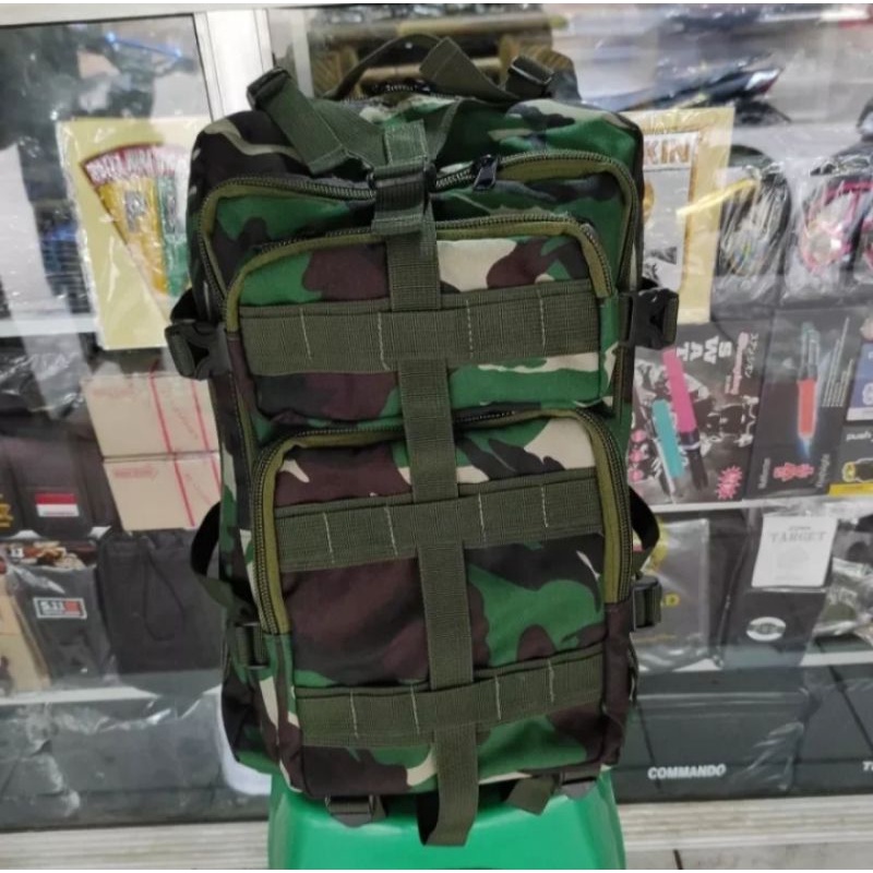 Ransel lebanon loreng TNI/tas punggung militer