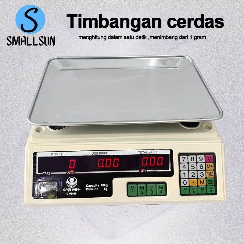 Timbangan buah double display/timbangan sayur digital