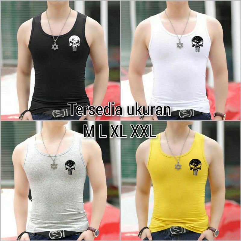 Singlet pria punisher kaos singlet pria dewasa tanktop punisher dewasa