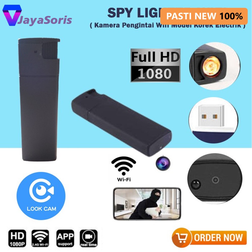 KAMERA PENGINTAI KECIL CCTV MINI TERSEMBUNYI TANPA KABEL SPY CAM CAMERA KOREK IP HIDDEN CAMERA MINI WIRELESS OUTDOOR BENTUK LIGHTER K6 BISA DI PANTAU DARI HP BLUETOOTH MURAH ALAT KEAMANAN SECURITY JS88