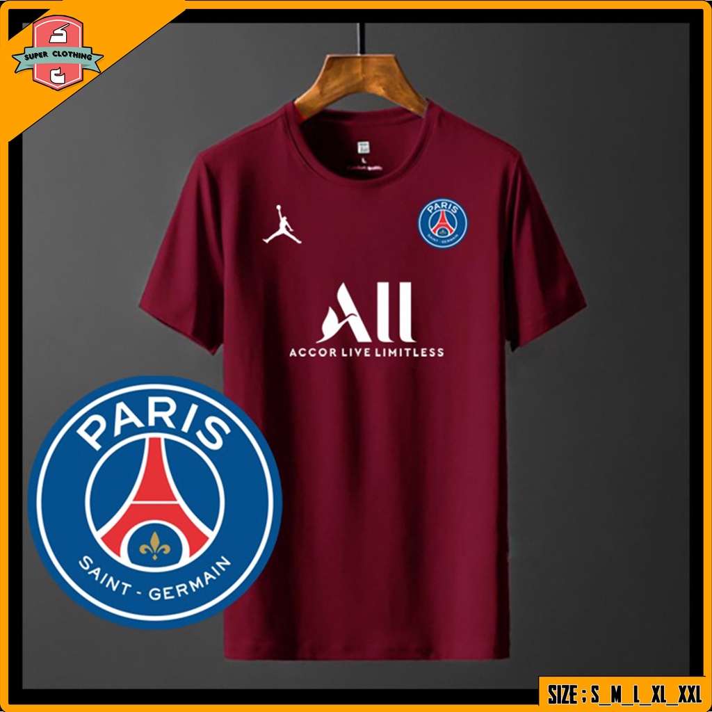 KAOS PSG - BAJU LOGO PSG - T-SHIRT LOGO PSG - BAJU KAOS JERSEY PSG