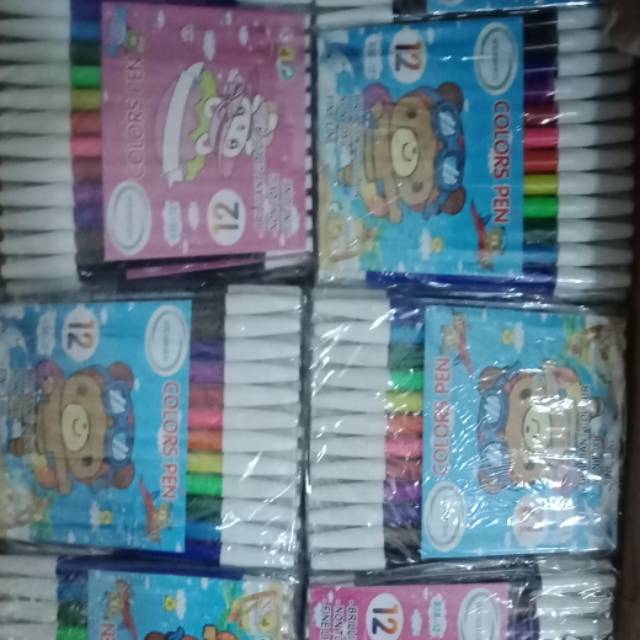 

Promo Spidol Murah Merk Colors Pen paket isi 12pcs