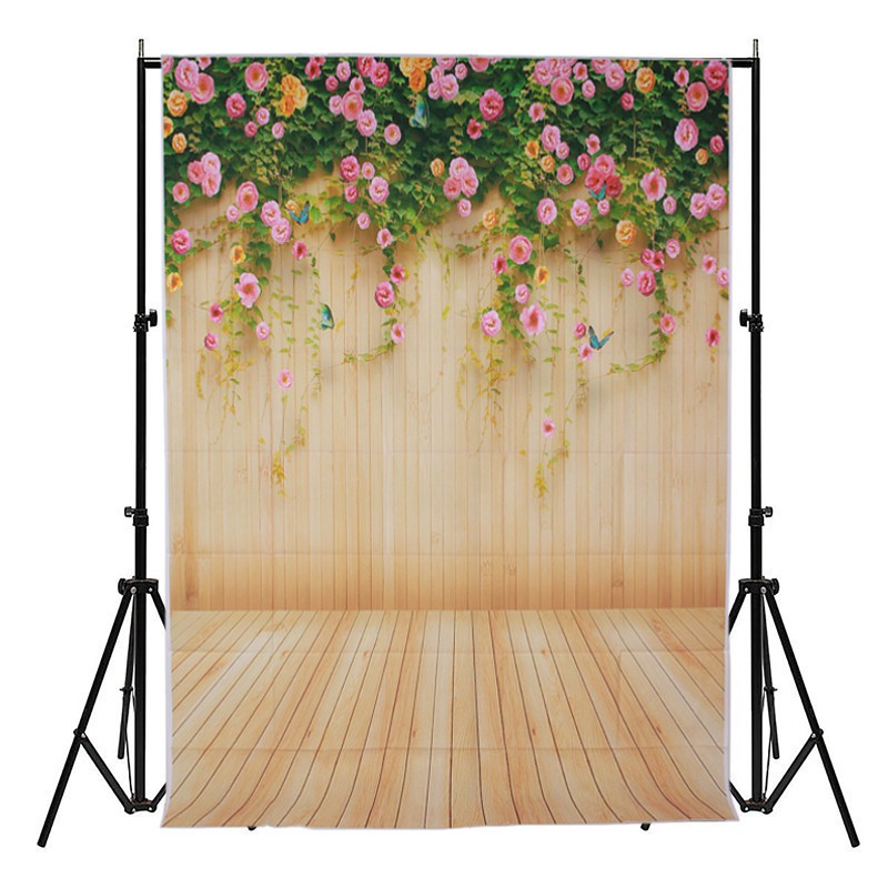 Backdrop Background Motif Dinding Lantai Kayu Bunga Bahan Backdrop Background Motif Dinding Lantai Kayu Bunga Bahan