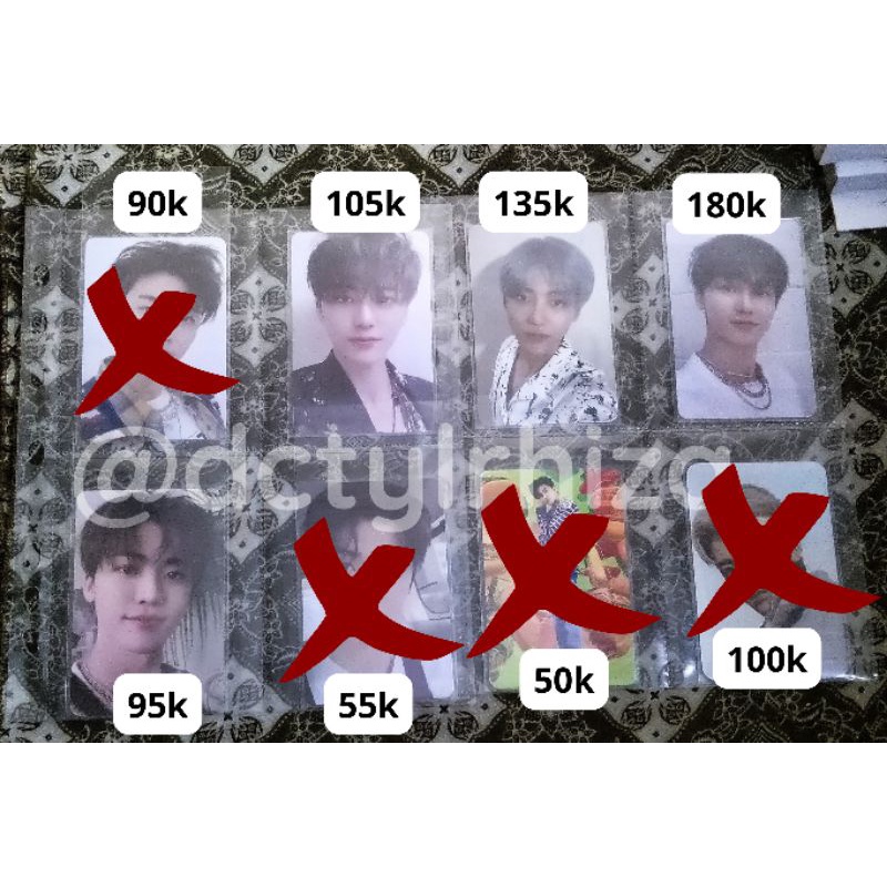 NCT Dream Photocard Jaemin Crazy Chilling Boring Hot Sauce/Kihno Hello Future/Yizhiyu Reload/Cafe Dr