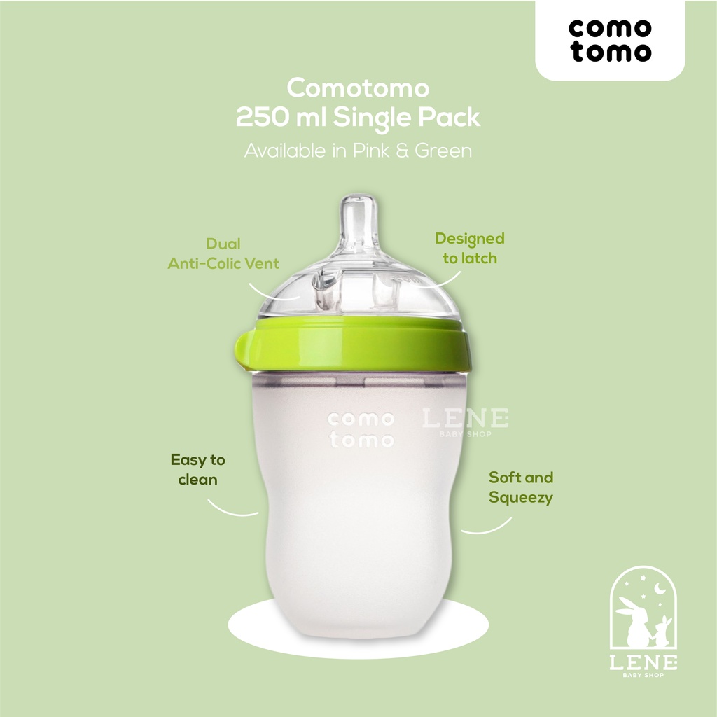 Comotomo 250ml Single Pack – Botol Susu Bayi