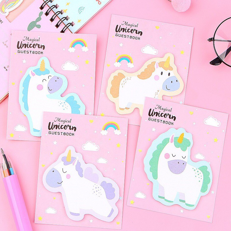 

Sticky Notes Cute Unicorn Memo Stationary