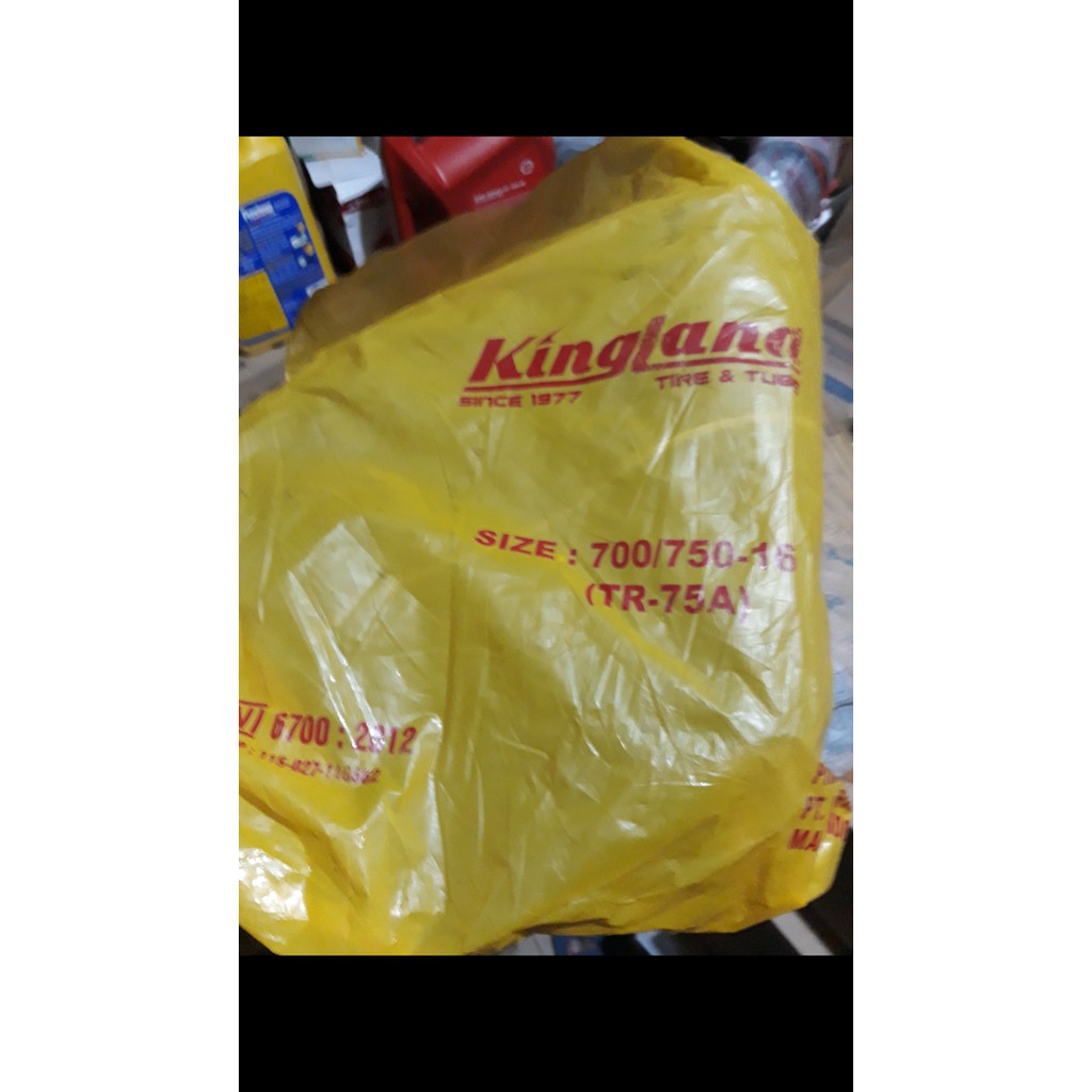 Ban dalam ukuran ring 16 kingland atau indotube mobil Truck