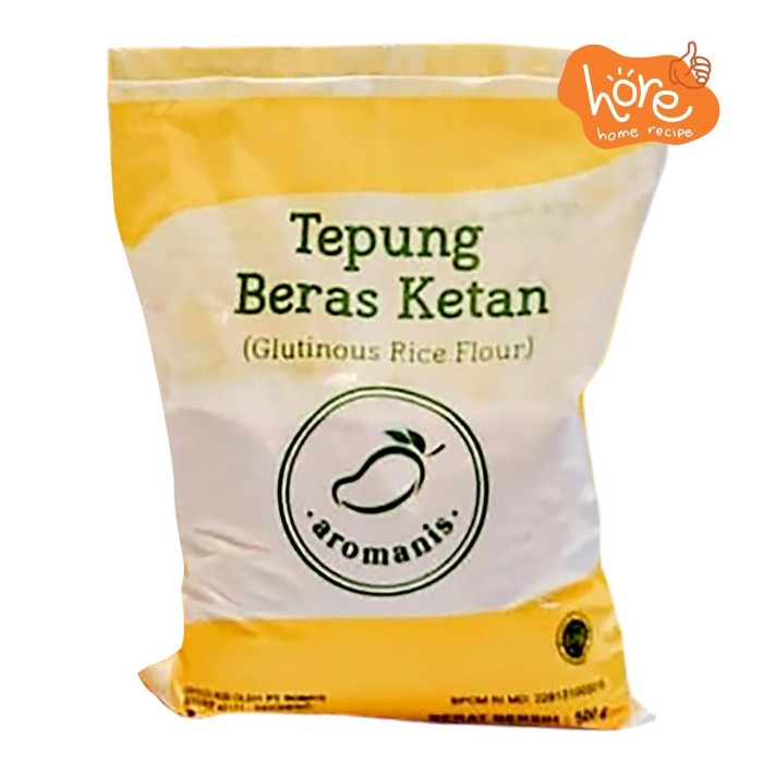 

Ketan-Beras-Tepung- Tepung Beras Ketan Aromanis 500 Gram -Tepung-Beras-Ketan.
