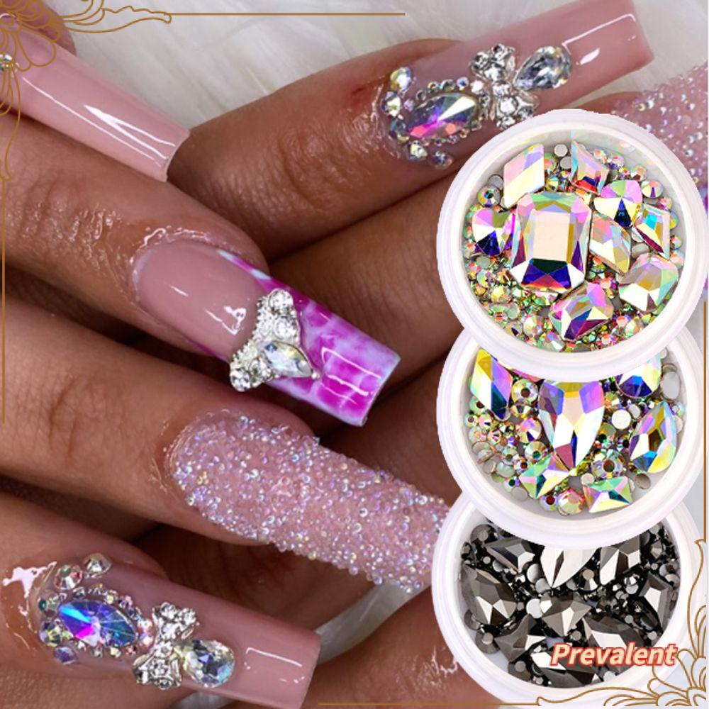 Preva Kristal Berlian Imitasi Glitter Untuk Dekorasi Nail Art