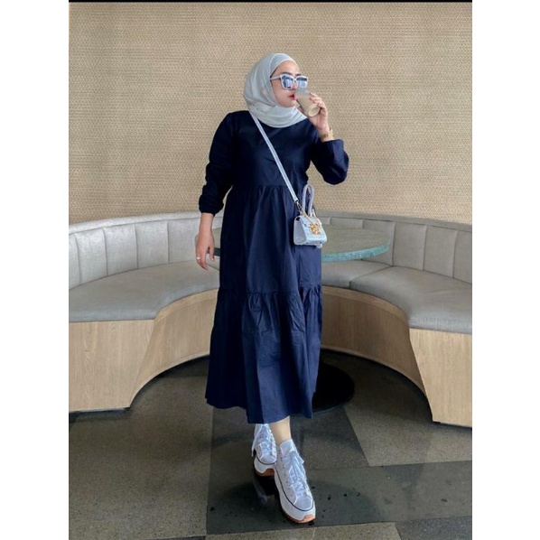 KEANS DRESS MIDI ZIFAHIRA DRESS BY KEANS / MEERA / JEENA / VAZERA