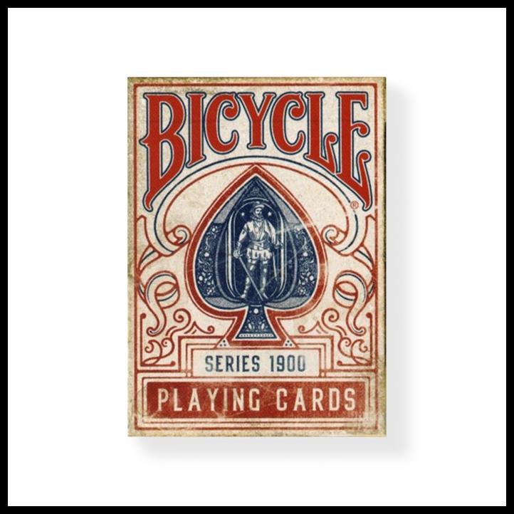 (Promo Hari Ini) Kartu Remi Import Bicycle 1900 Red By Ellusionist (Playing Cards)