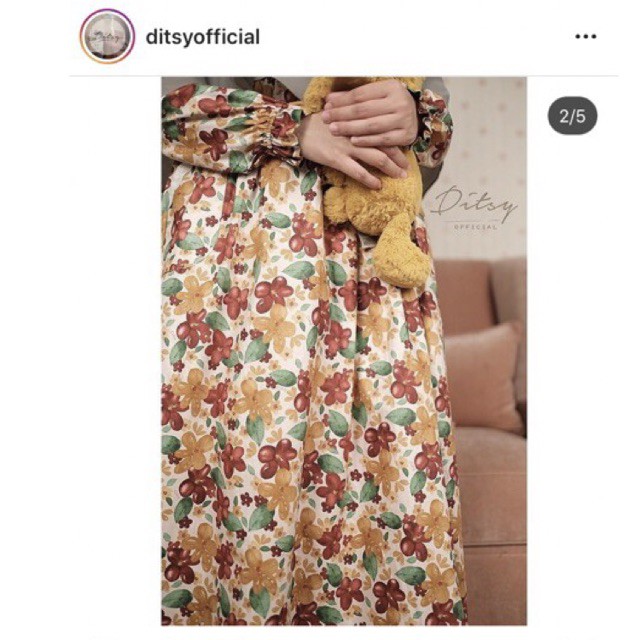 Ditsy Nightgown / Daster Ditsy by ditsyofficial / Preloved ditsy