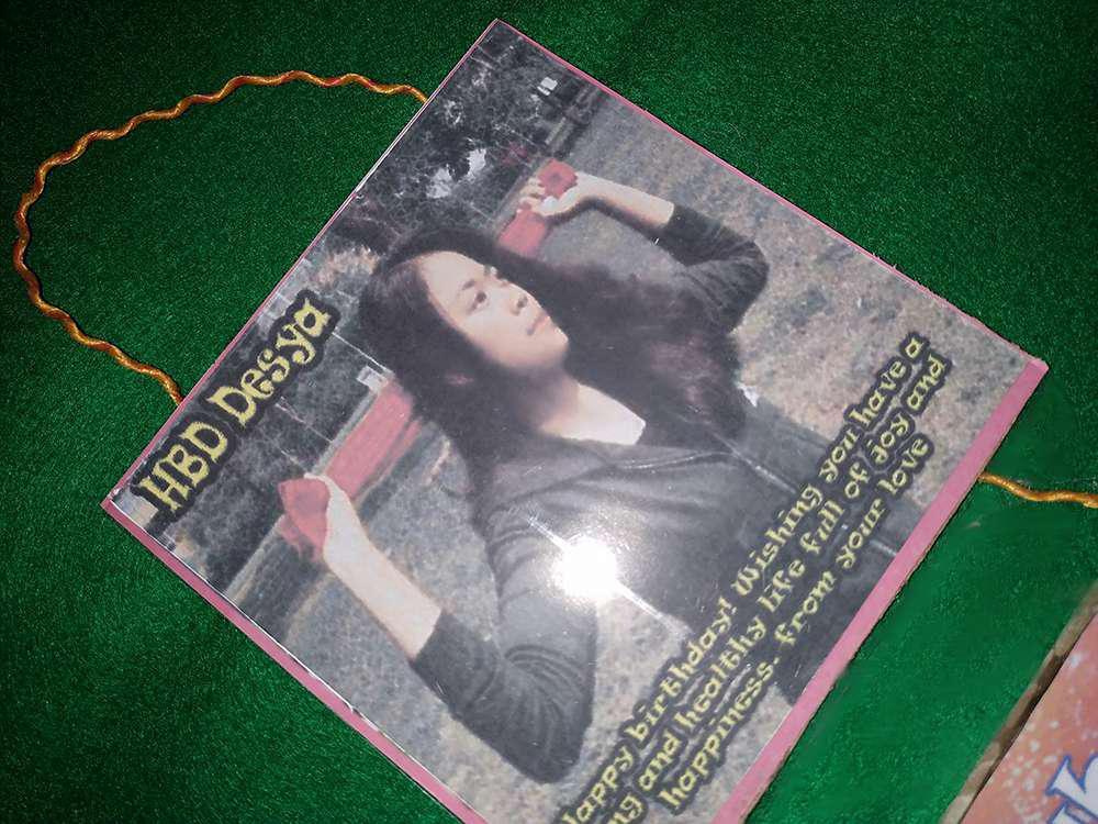 Walldecor 15x15 Pajangan Murah Souvenir Custom Walpaper ( Souvenir Ulang Tahun Anak Hiasan Dinding )