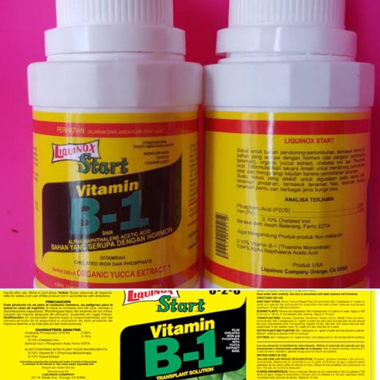 B-1 Vitamin Pupuk ZPT Untuk Semua Jenis Tanaman Hias Ready stok Bunga & Tanaman