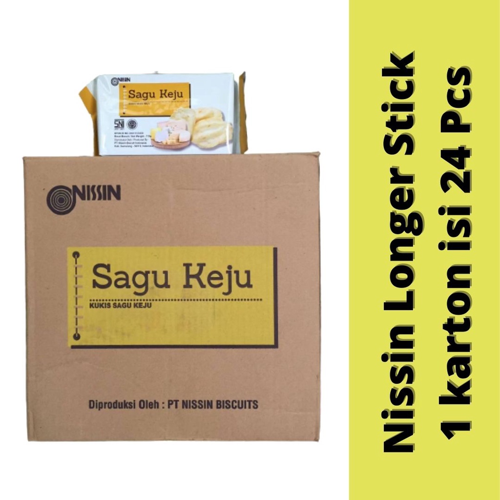 

Nissin Sagu Keju 110gram - 1 KARTON