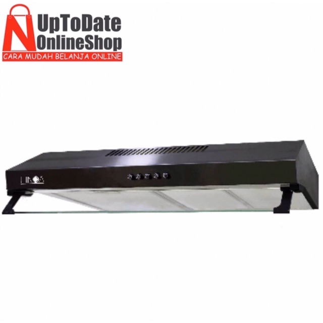 Linea LSH-902 Cooker Hood / Penghisap Asap Dapur Slim 90 cm Stainless Steel Hitam