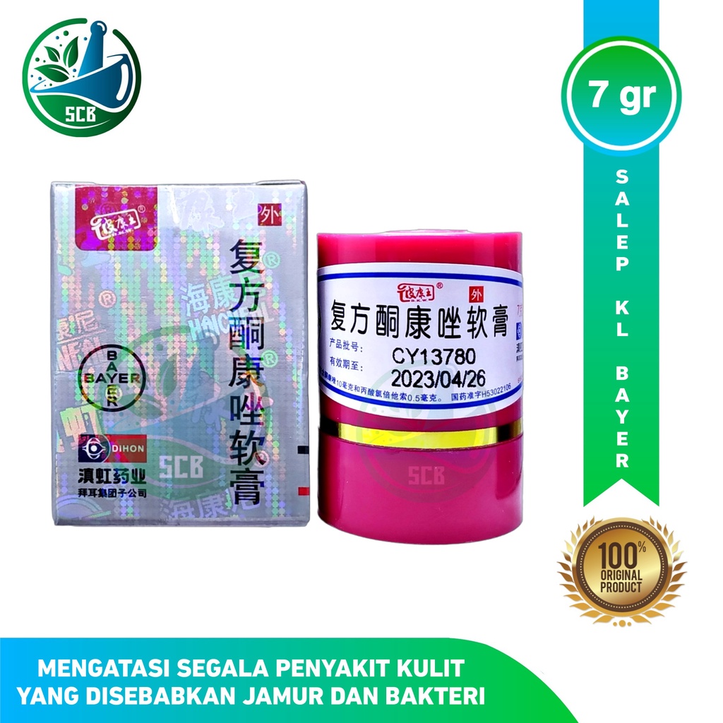 Salep KL / HL / Pi Kang Wang BAYER ORIGINAL - Salep obat eksim, jamur , koreng dan gatal gatal