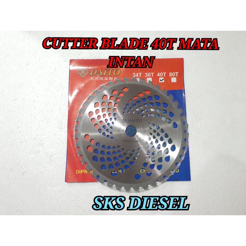 Cutter Blade Pisau Bulat 40T Mata Intan Daito Mesin Potong Rumput