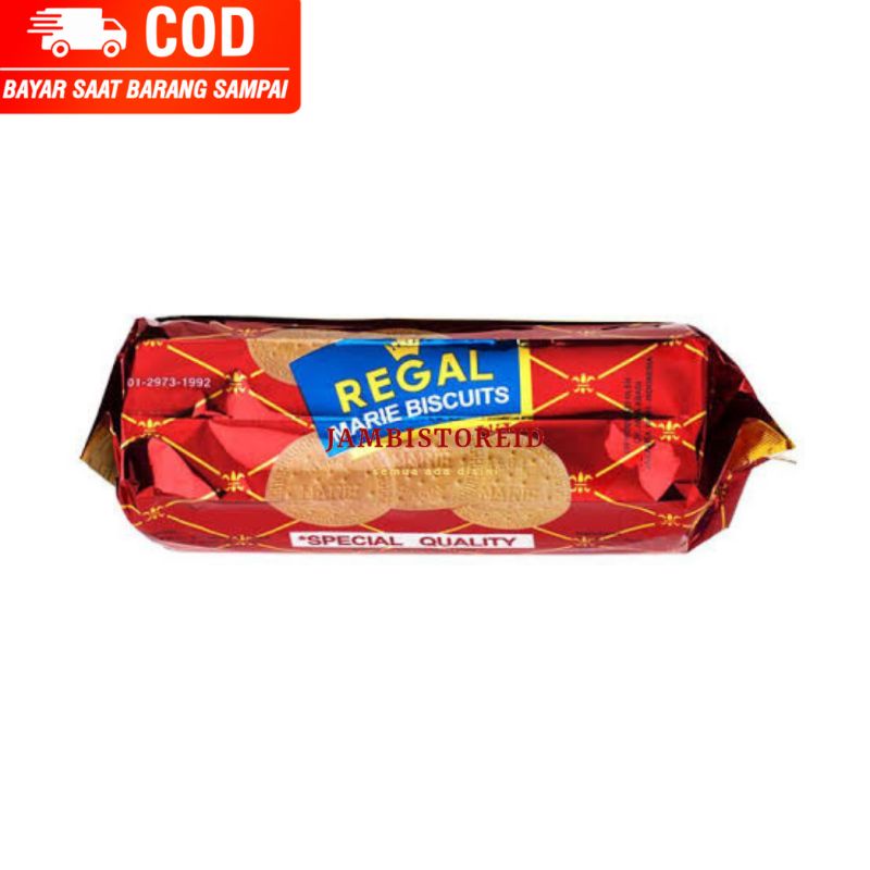 

(JAMBISTOREID) JAMBI LANGSUNG KIRIM Biskuit Marie Regal 230gram Premium Biskuit Jambi