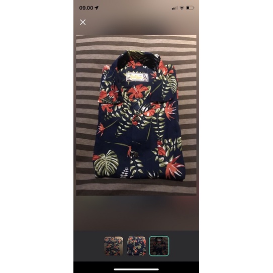 Kemeja motif unisex tropic thunder