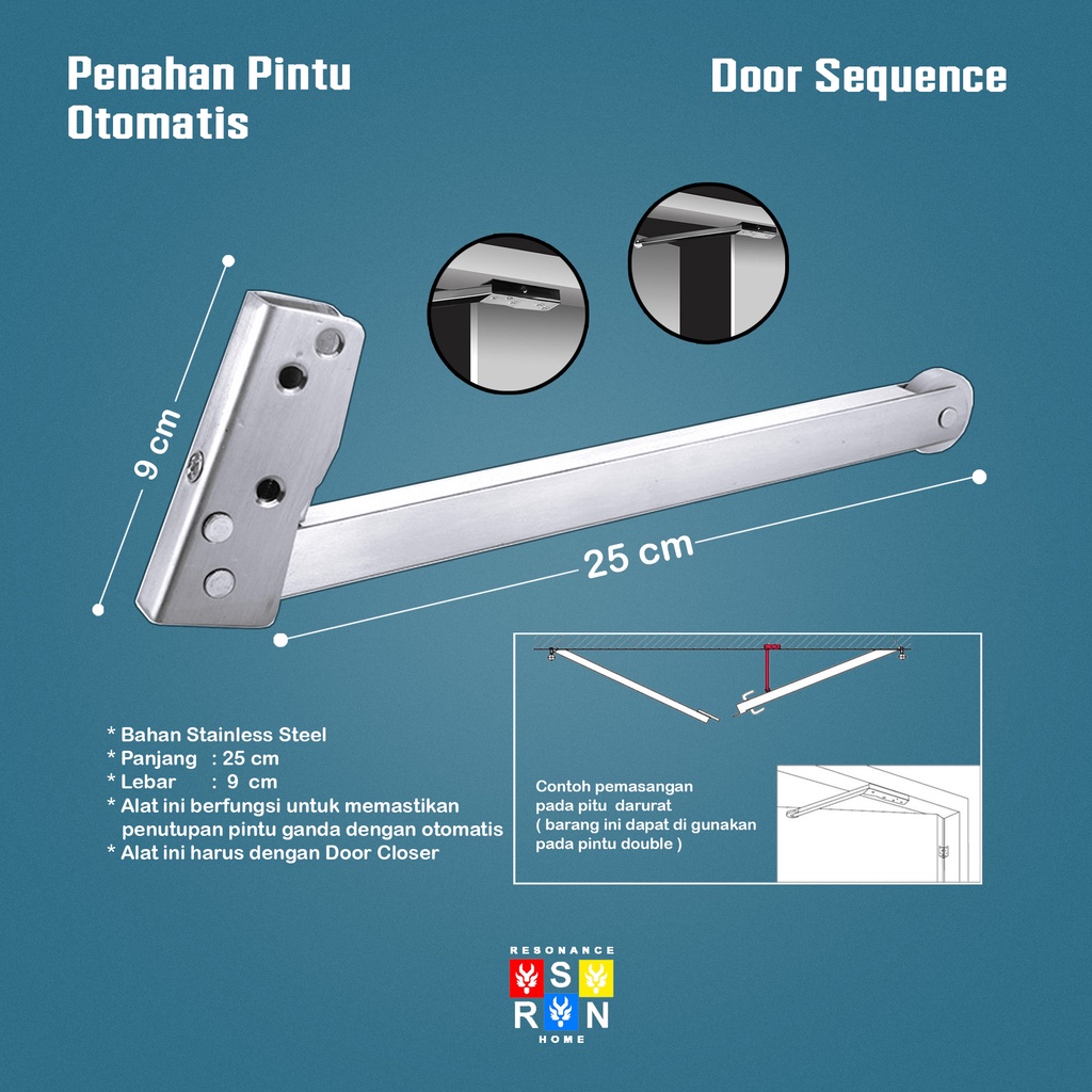 Emergency Door Sequencer Closer / Pintu Emergency Resonance Home