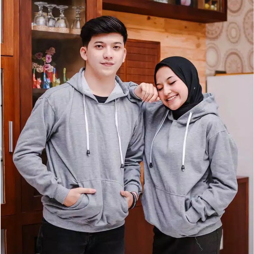 Hoodie Polos Perempuan Dewasa II Sweater Polos Hoodie Pria Dewasa