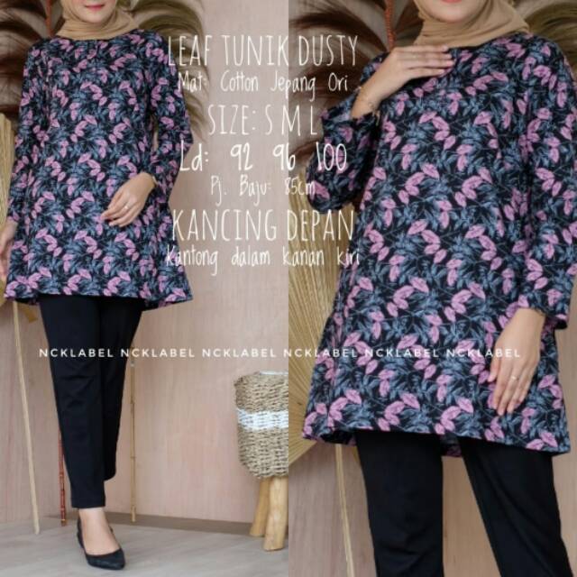 LEAF TUNIK MOTIF ORI NCK