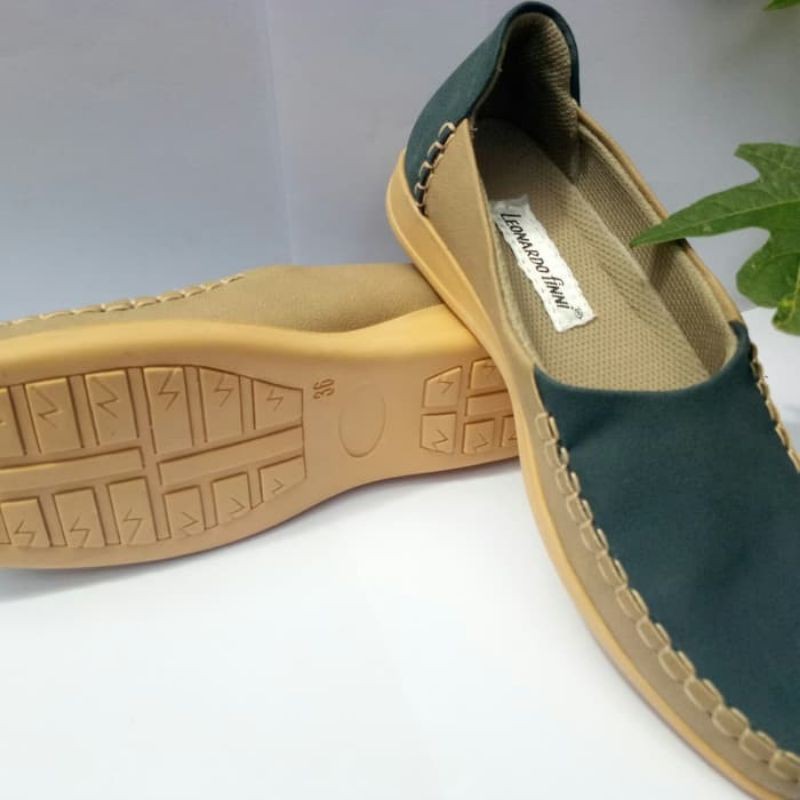 leonardo finni sepatu slip on