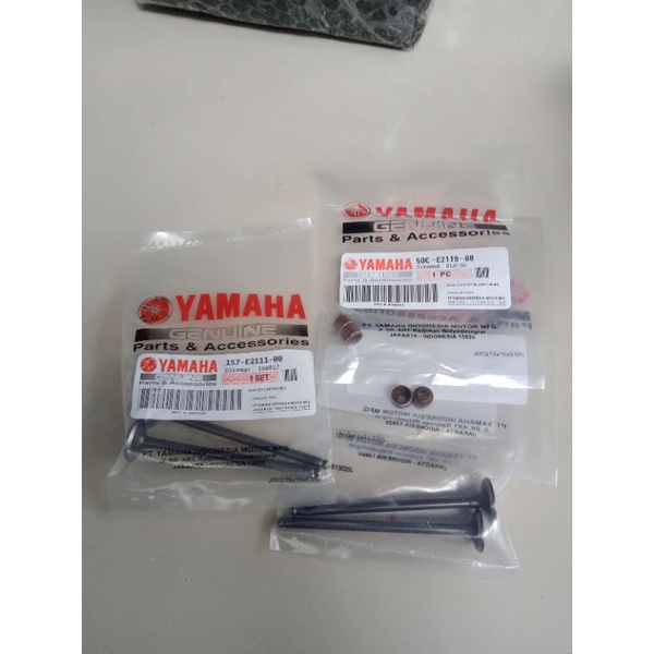 Klep Set Payung klep In Ex +Seal klep Jupiter MX Vixion lama.