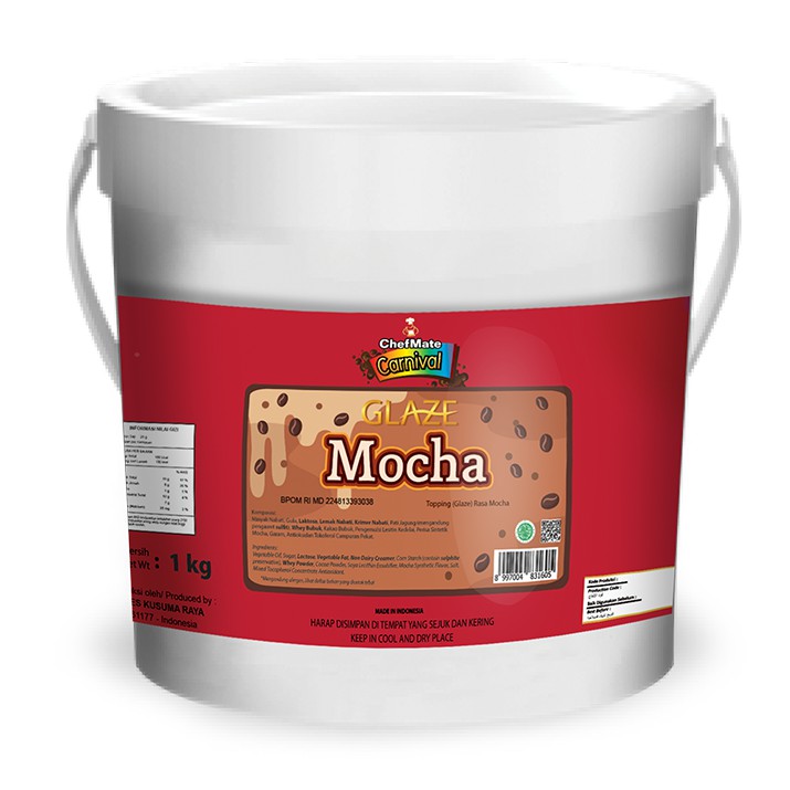 

CHEFMATE GLAZE MOCHA 1 KG READY STOCK