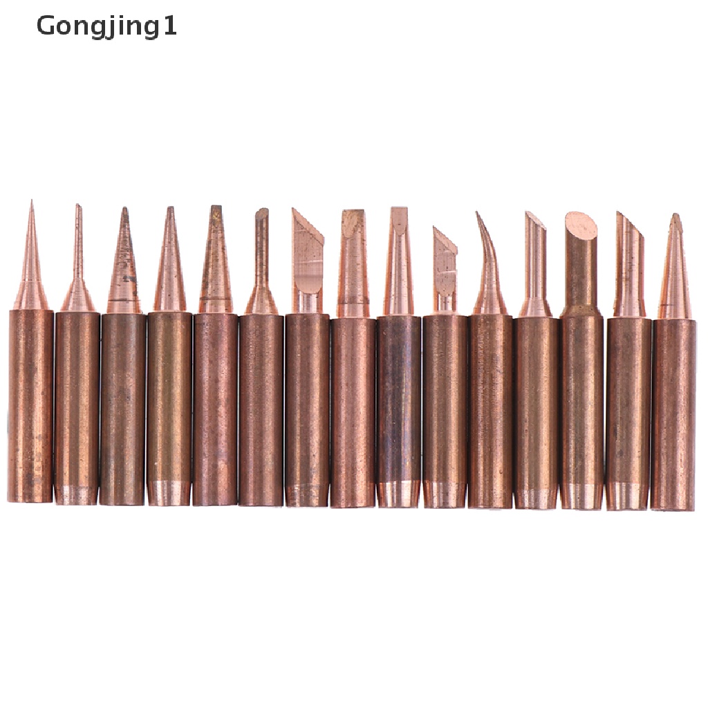 Gongjing1 10pcs / lot 900m-t-k Ujung solder Besi Tembaga Diamagnetik