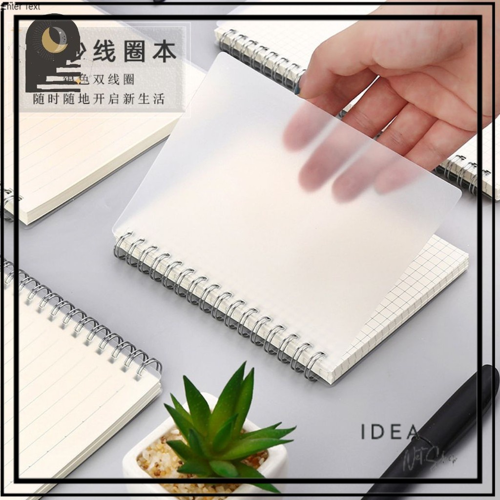 

idea.netshop - Notebook Spiral Clear Cover A5 A6 Buku Tulis Sekolah Buku Diary Murah Aesthetic Journal Book Kotak Journal Buku Catatan Binder